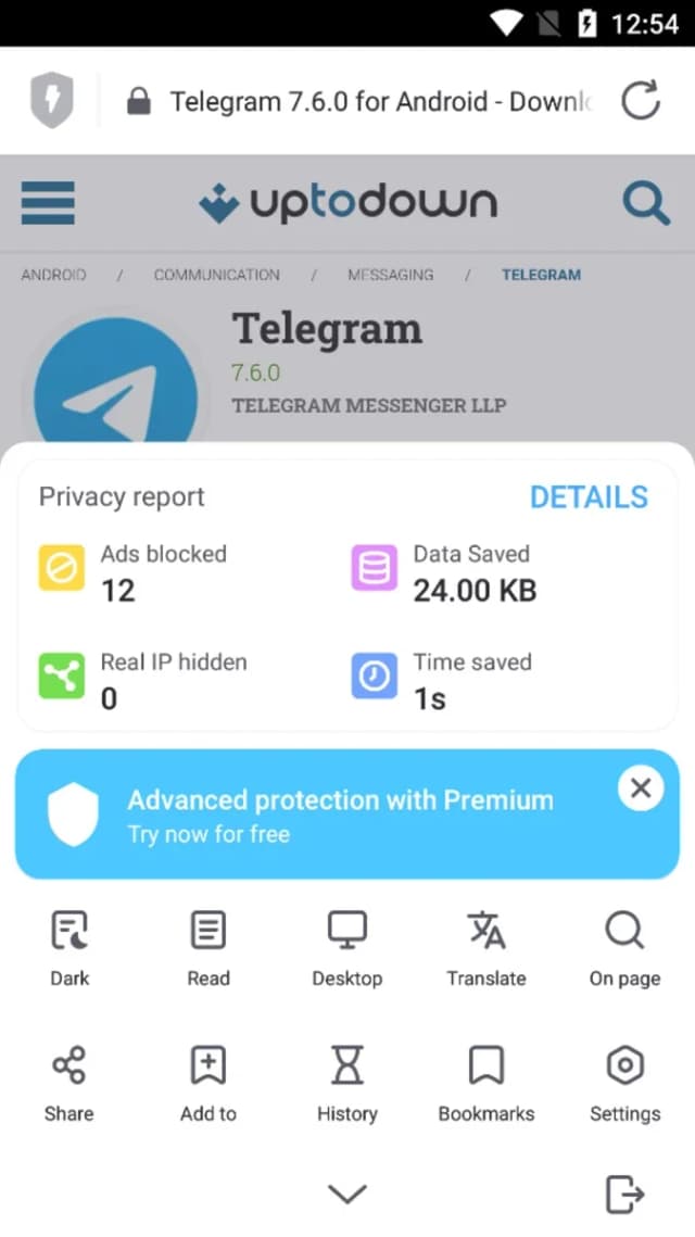 Aloha Browser Turbo screenshot 2