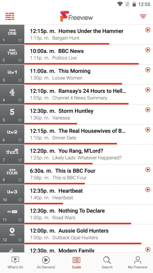 Freeview screenshot 2