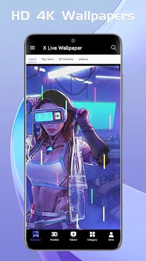 X Live Wallpaper - HD 3D/4D screenshot 5