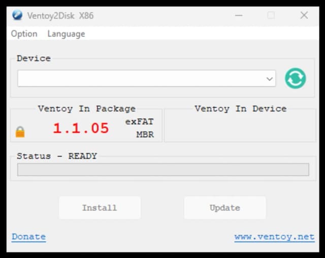 Ventoy screenshot 1