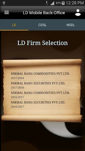 NirmalBang BO screenshot 2