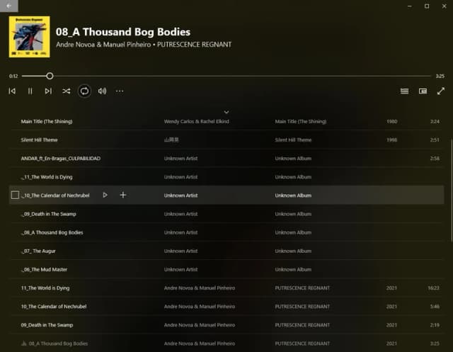 Windows Media Player screenshot 2