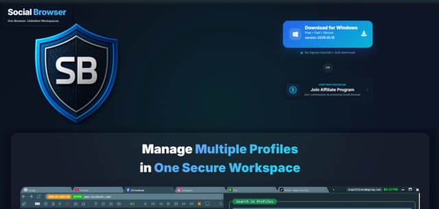 Social Browser screenshot 4