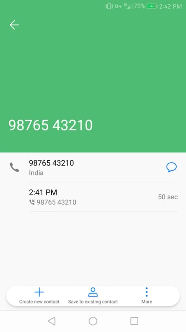 Fake Call Log Generator screenshot 1