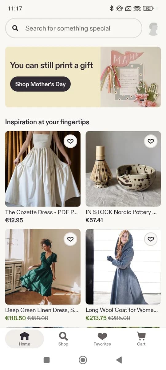 Etsy screenshot 1