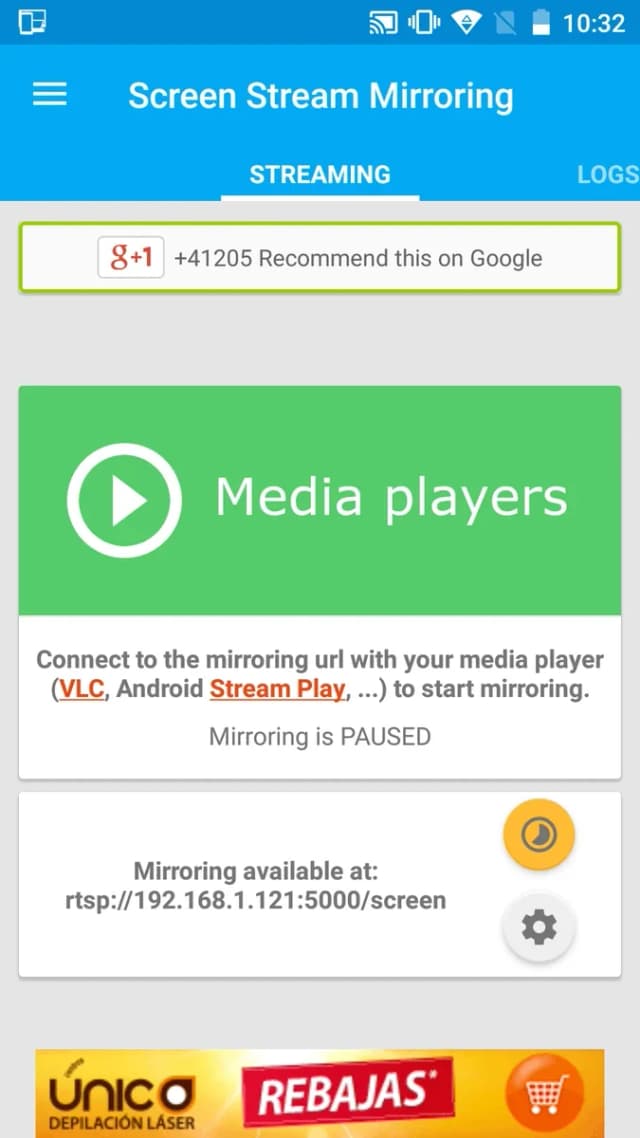 Screen Stream Mirroring screenshot 1