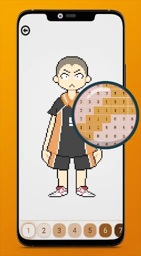 Color By Number Haikyu screenshot 4