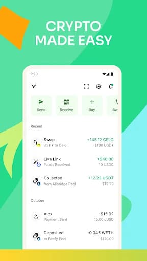 Valora - Crypto Wallet screenshot 1