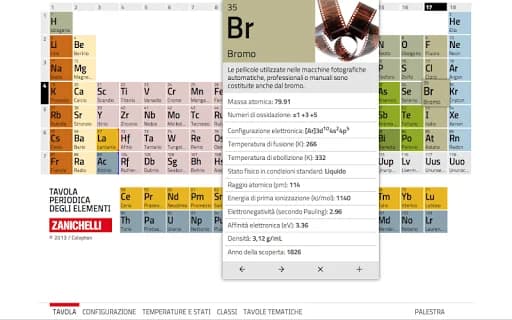 Tavola Periodica Zanichelli screenshot 1