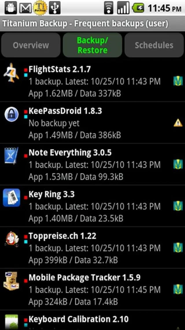 Titanium Backup Root screenshot 6