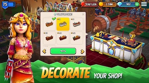 Shop Titans: Crafting Tycoon screenshot 3