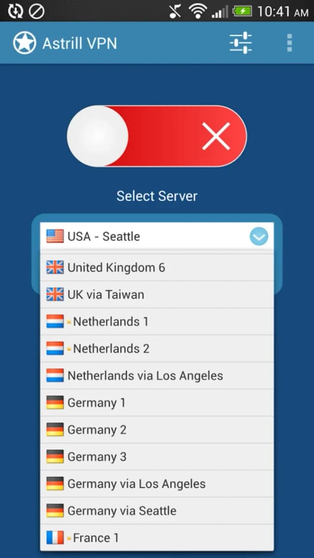 Astrill VPN screenshot 5