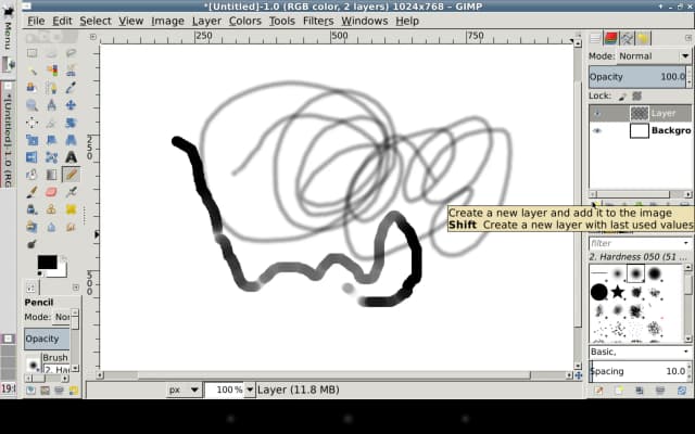 GIMP Inkscape screenshot 4