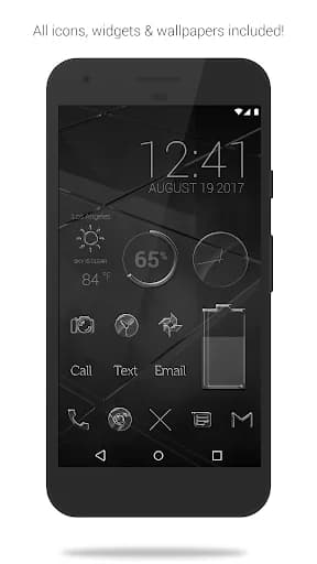Glass Pack Pro - Clear Icons screenshot 1