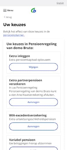 Centraal Beheer PPI screenshot 4