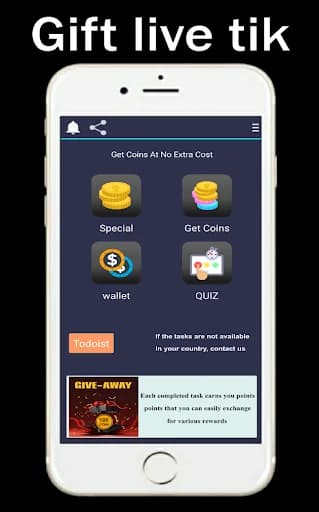 Get Coins for TIK Live Video screenshot 3