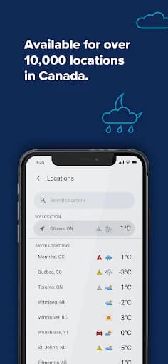 WeatherCAN screenshot 3