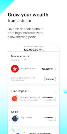 Mox Bank screenshot 4
