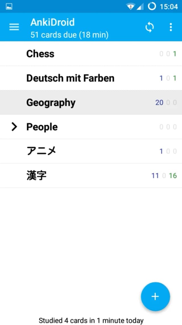 AnkiDroid screenshot 2