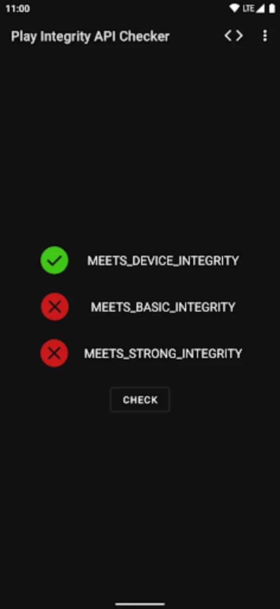 Play Integrity API Checker screenshot 1