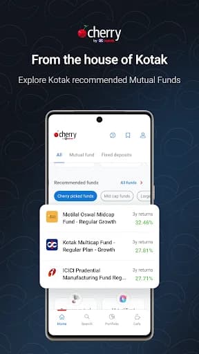 Kotak Cherry: MFs, SIPs screenshot 1