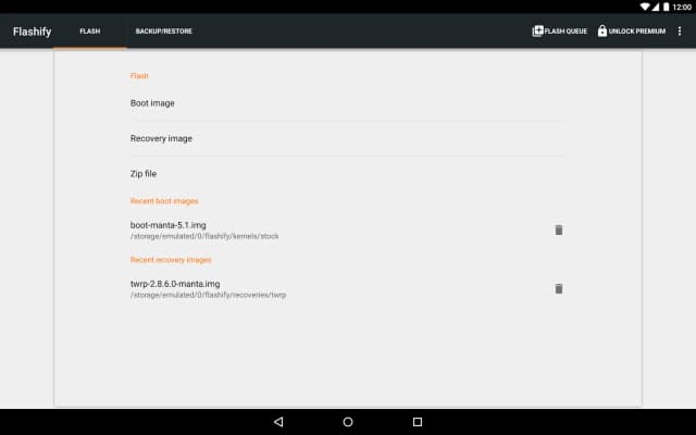 Flashify screenshot 2
