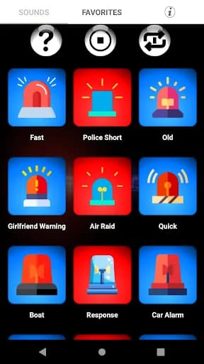 LOUD Siren Ringtones screenshot 1