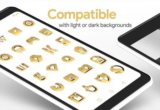 Solid Gold Pro - Icon Pack screenshot 3
