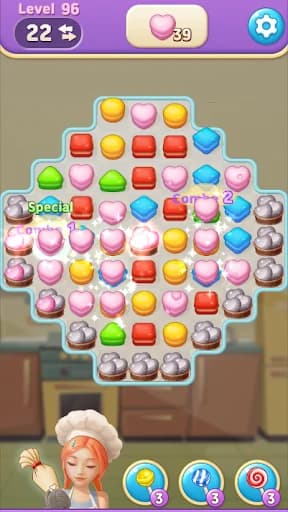 Sweet Macaron : Match 3 screenshot 3