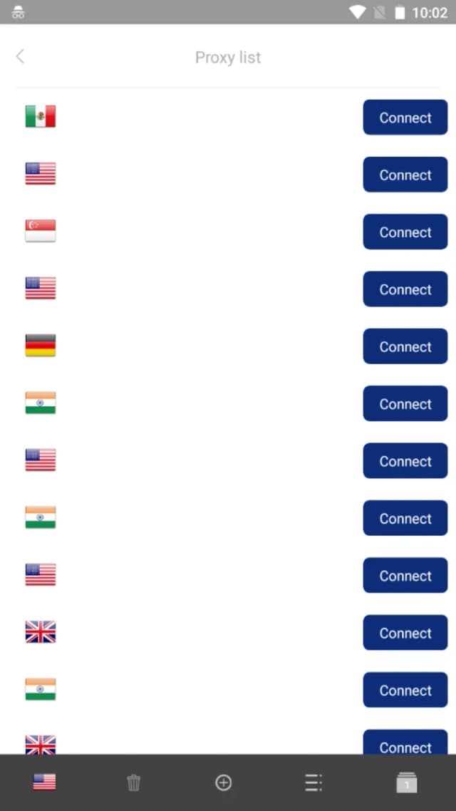 Capture 1 de Proxy Browser