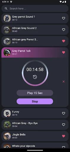 African Grey Parrot Sounds screenshot 3