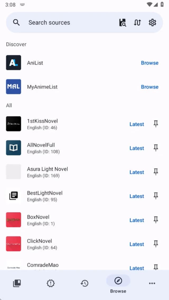 LNReader screenshot 2