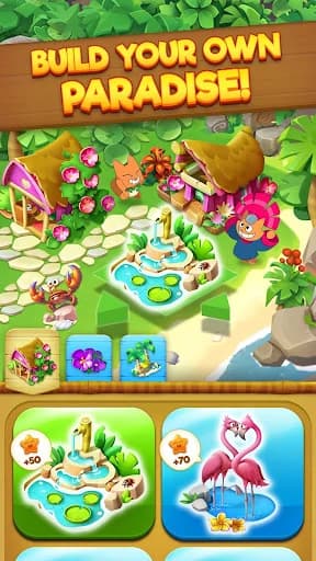 Tropicats: Tropical Match3 screenshot 3