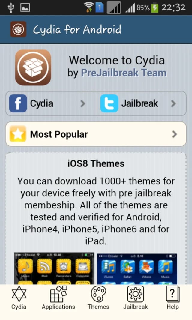 Cydia screenshot 5