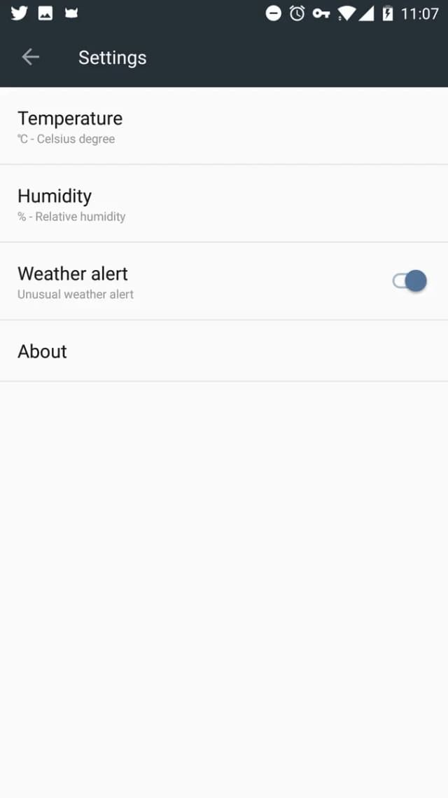 Captura 1 de OnePlus Weather