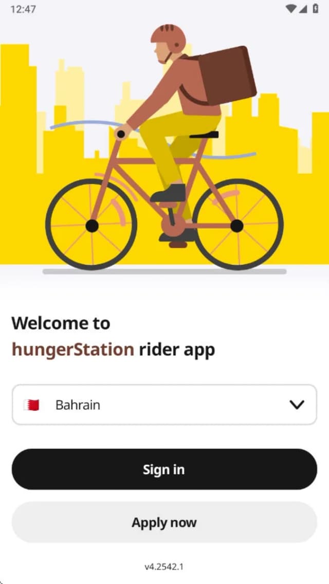 Hungerstation rider screenshot 1