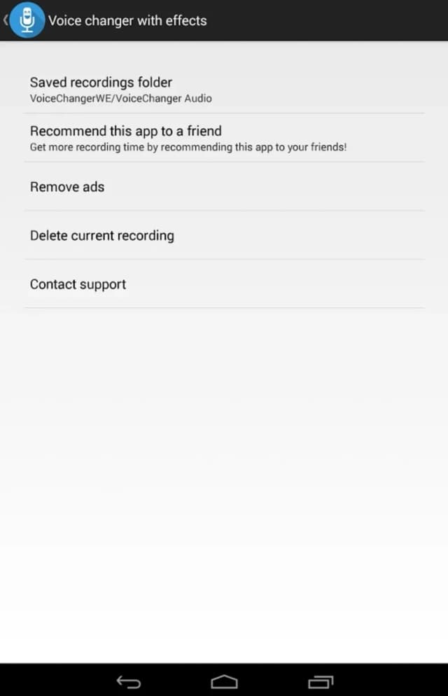 Voice Changer With Effects screenshot 1