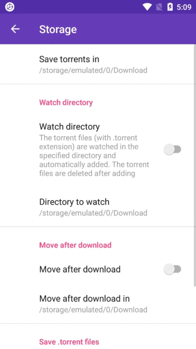 LibreTorrent screenshot 5