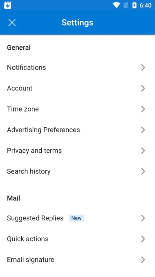 Microsoft Outlook Lite screenshot 5