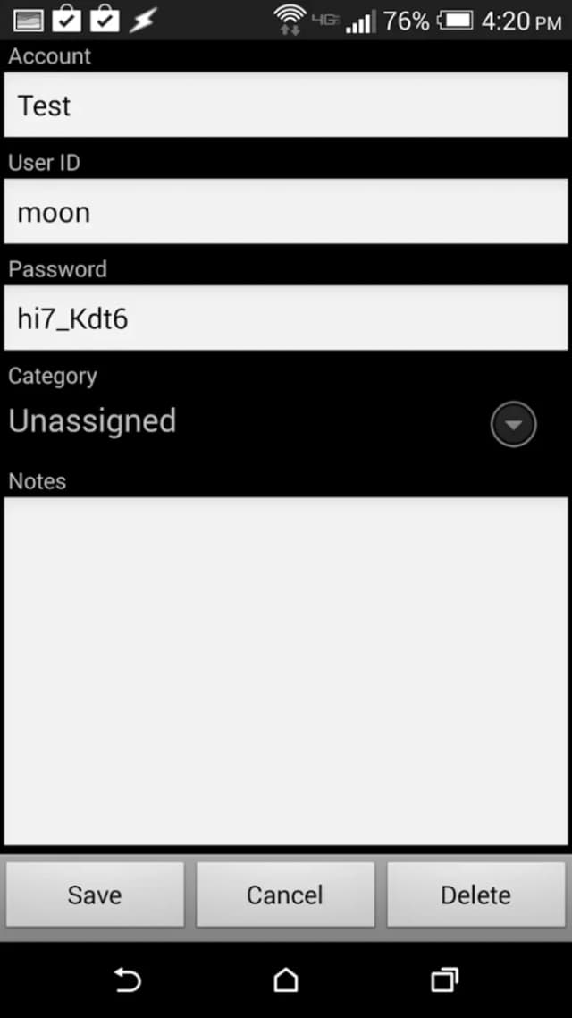 My Passwords screenshot 3