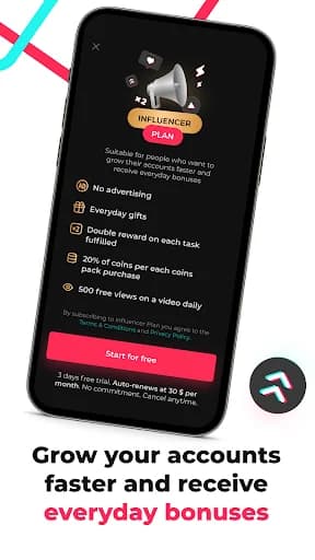 FanTick - Real Followers Likes screenshot 4