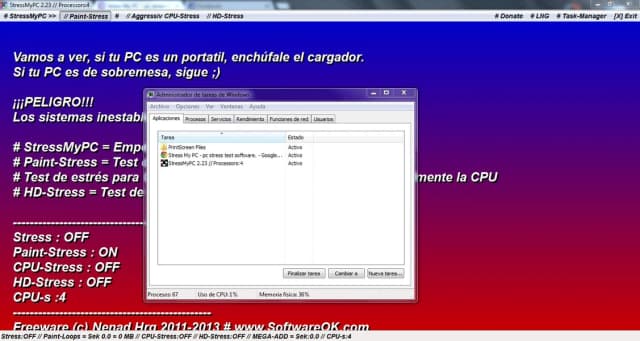 Captura 2 de StressMyPC
