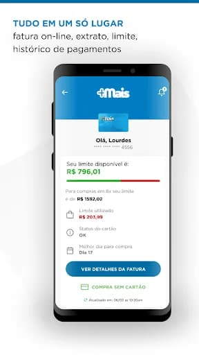 Cartão Mais Mega Loja screenshot 2