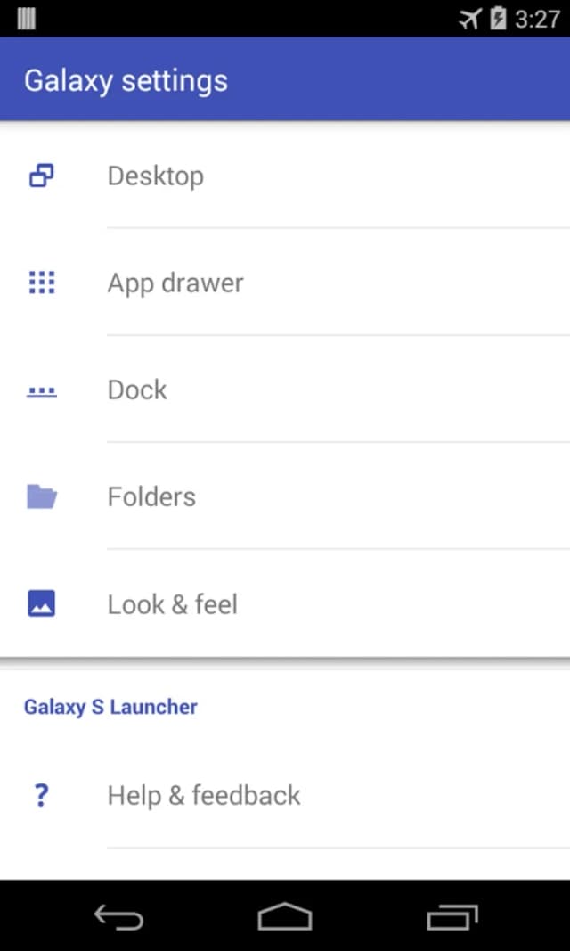 Galaxy S Launcher screenshot 2