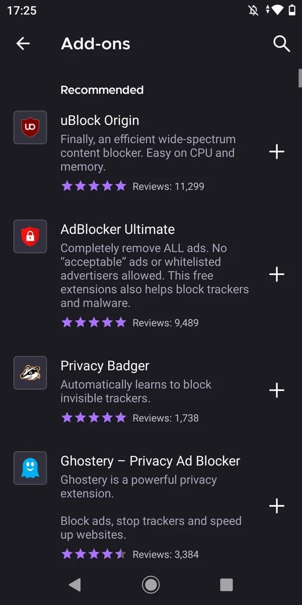 Iceraven Browser screenshot 2