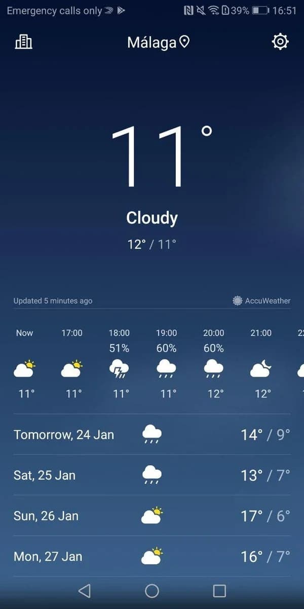 HUAWEI Weather screenshot 1