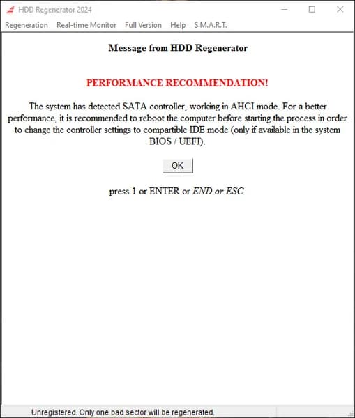 HDD Regenerator screenshot 2