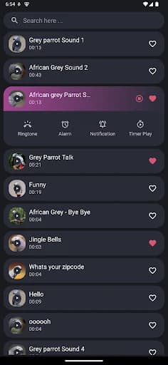 African Grey Parrot Sounds screenshot 2