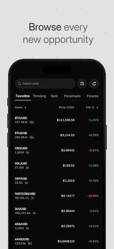 Crypto.com Exchange screenshot 4
