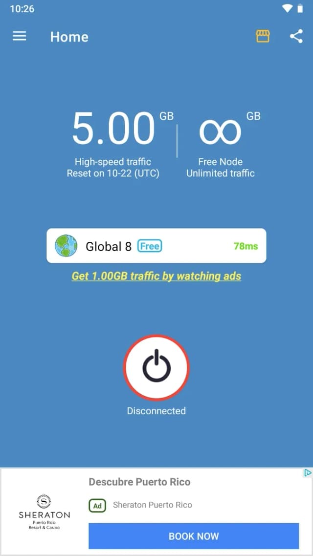 V2VPN - A Fast VPN Proxy screenshot 1